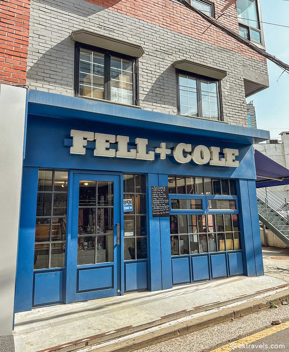 Fell & Cole Ice-Cream Hongdae Seoul