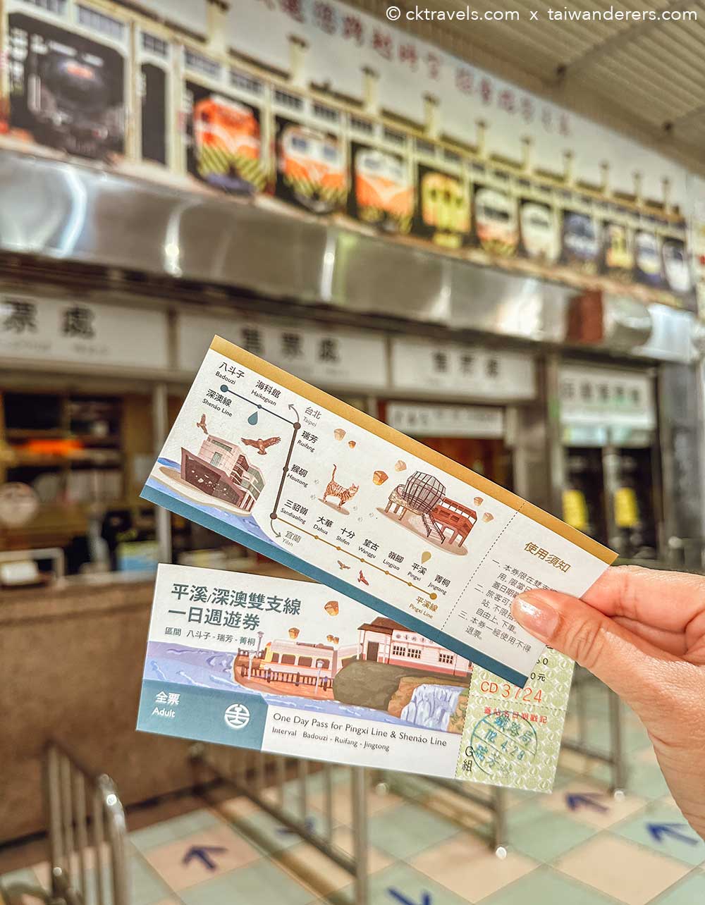 Pingxi Line Pass ticket Taiwan