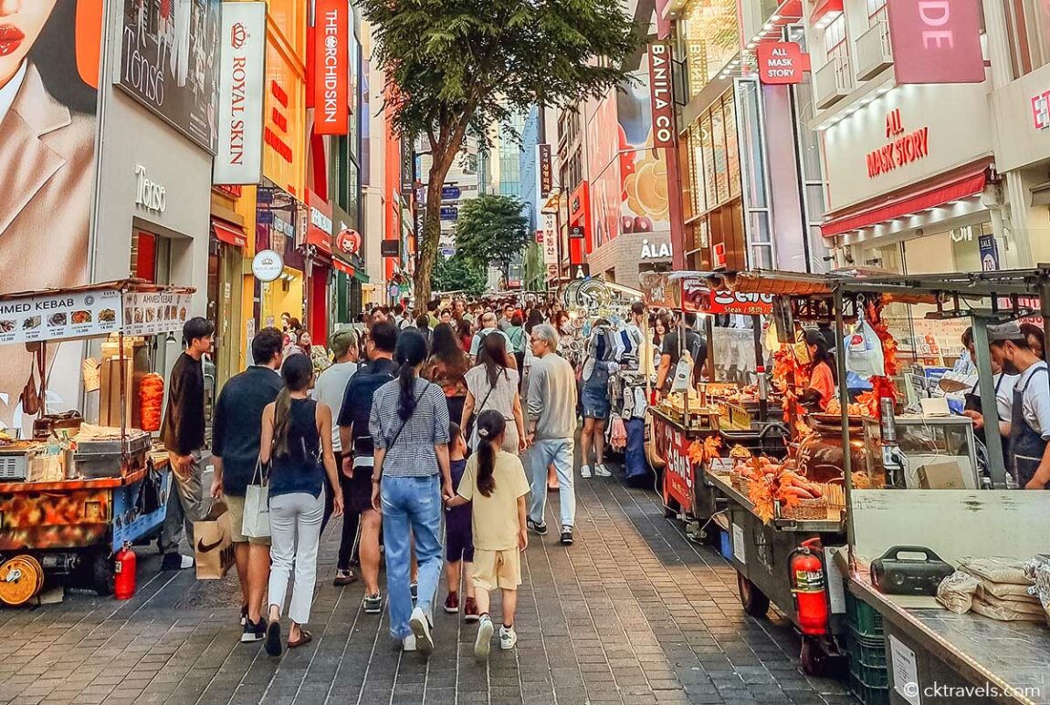 Myeongdong Night Market in Seoul - 2023 Guide - CK Travels