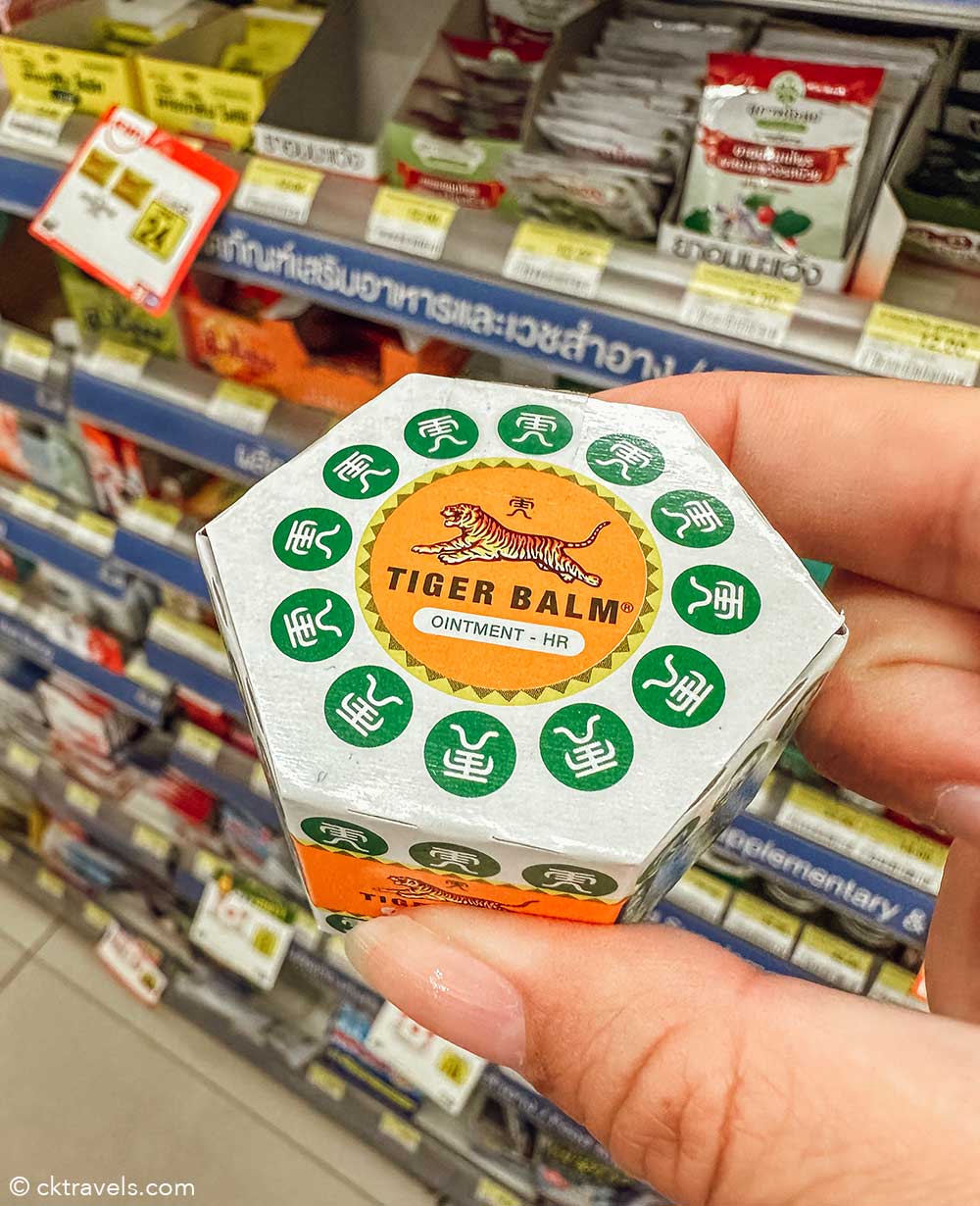 tiger balm ointment cream Thailand