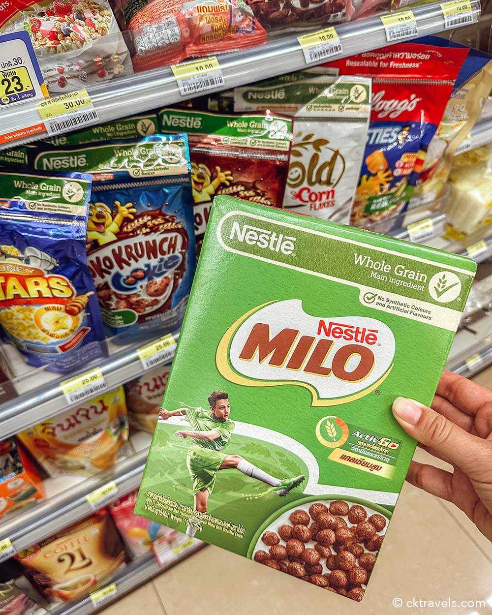 Milo cereal 7-Eleven Thailand 