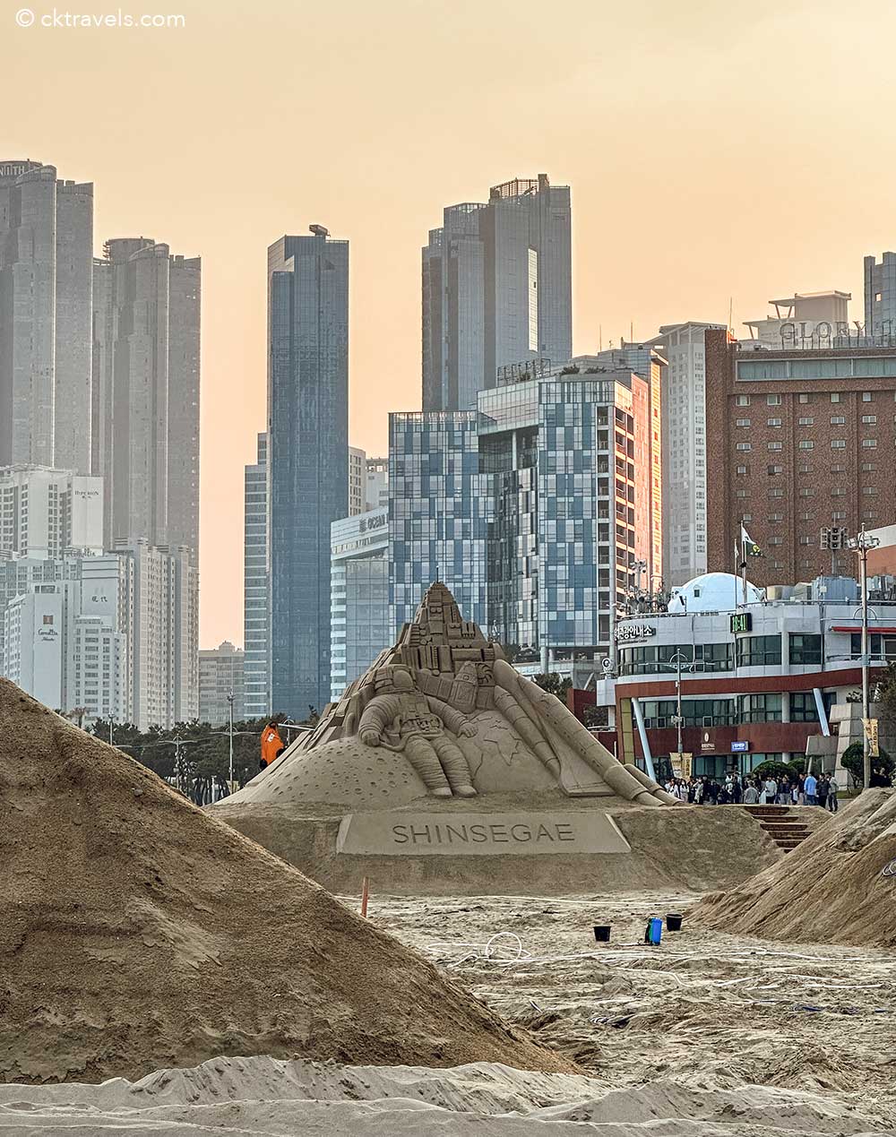 Busan Haeundae Beach Sand Festival / sandcastle competition South Korea