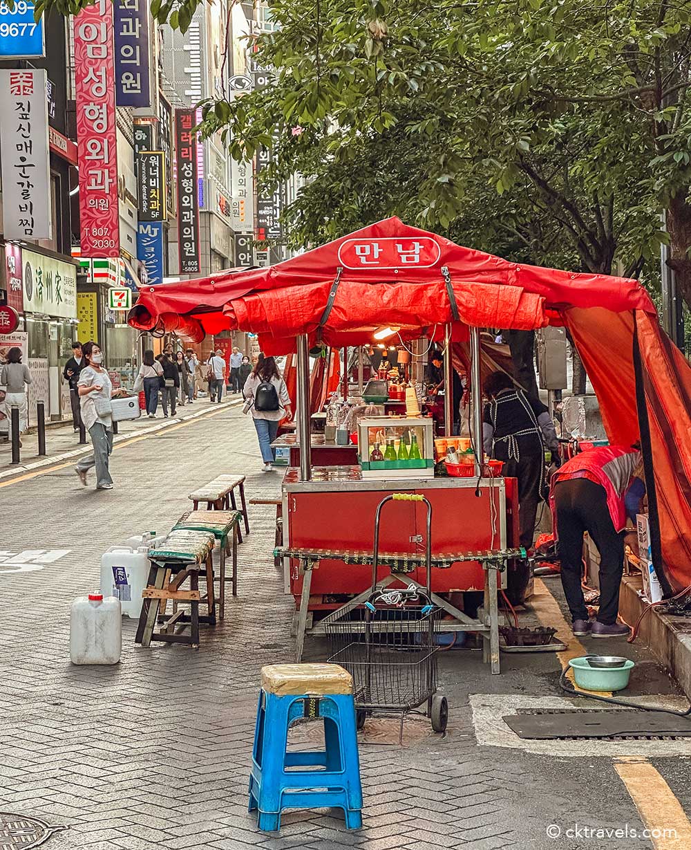 Seomyeon Pojangmacha Street / Pojangmacha stalls Busan