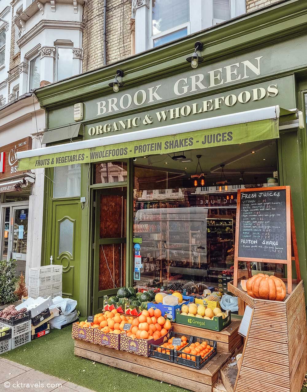 Brook Green Organic and Wholefoods shop London