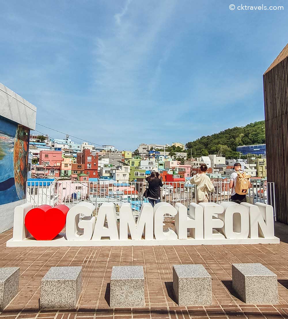 I HEART Gamcheon sign Busan Gamcheon Cultural Village