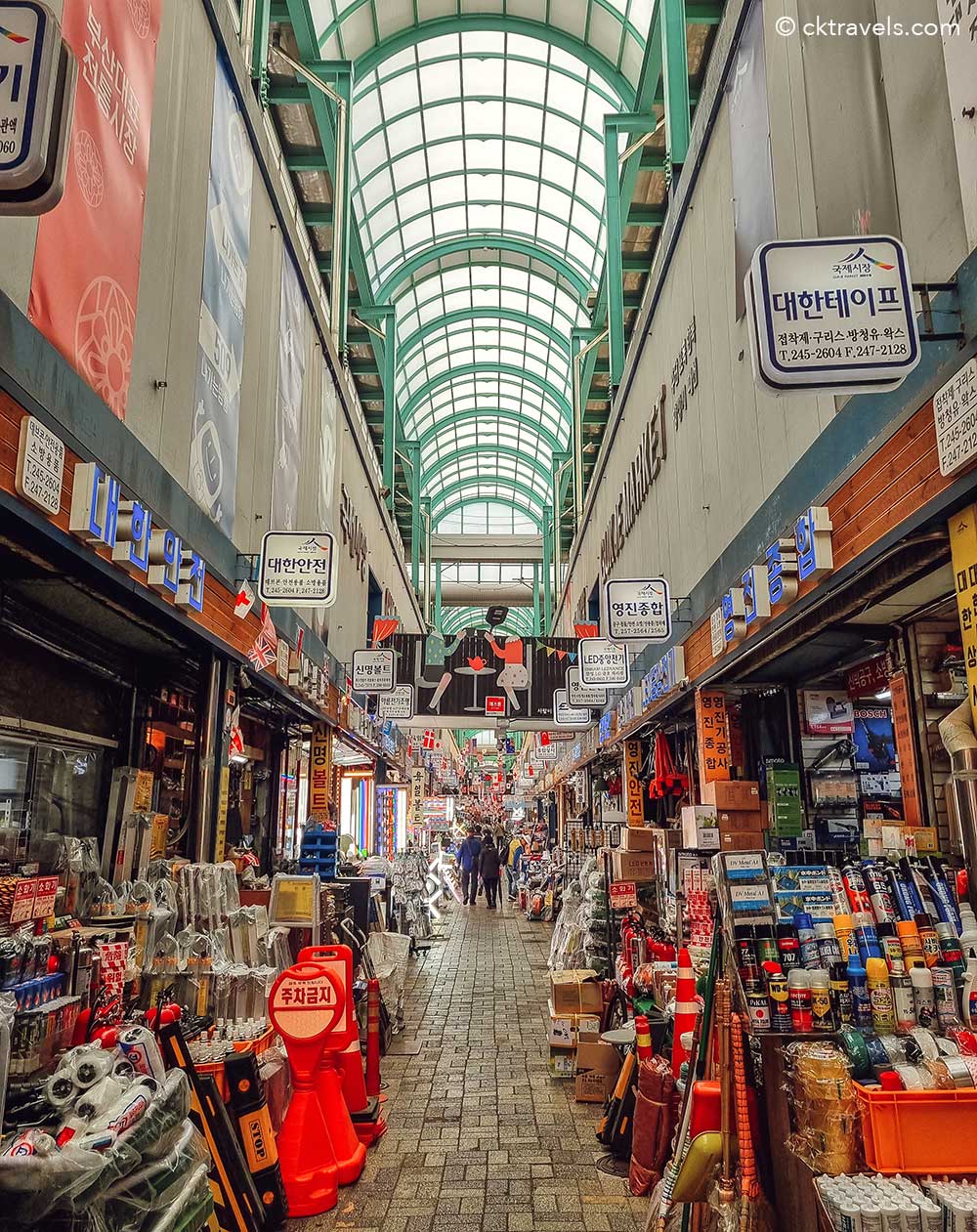 Gukje Market AKA Nampodong International Market Busan