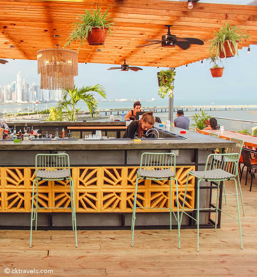 Selina Casco Viejo Panama City rooftop bar