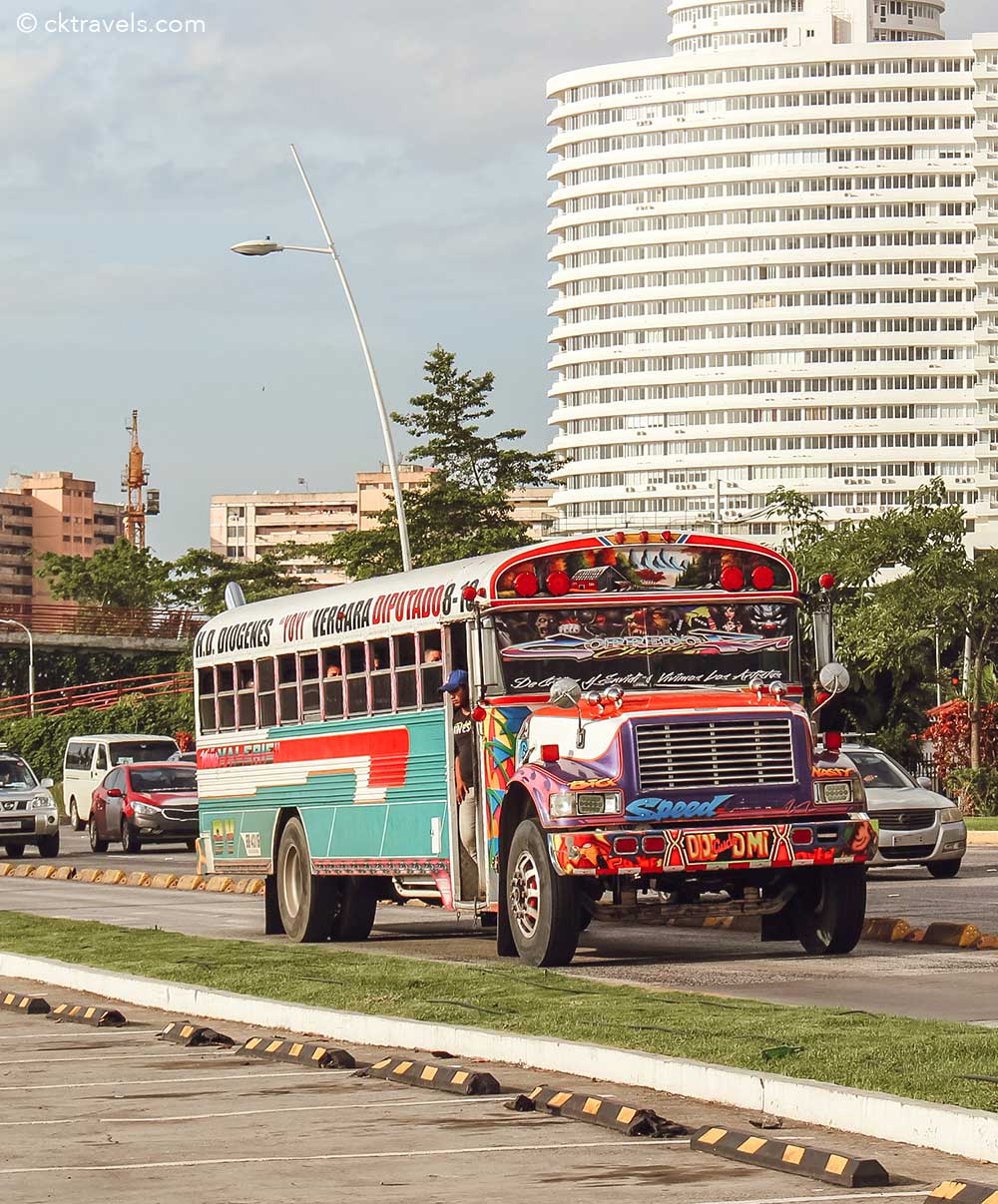 Diablo Rojo (Red Devil) bus Panama City