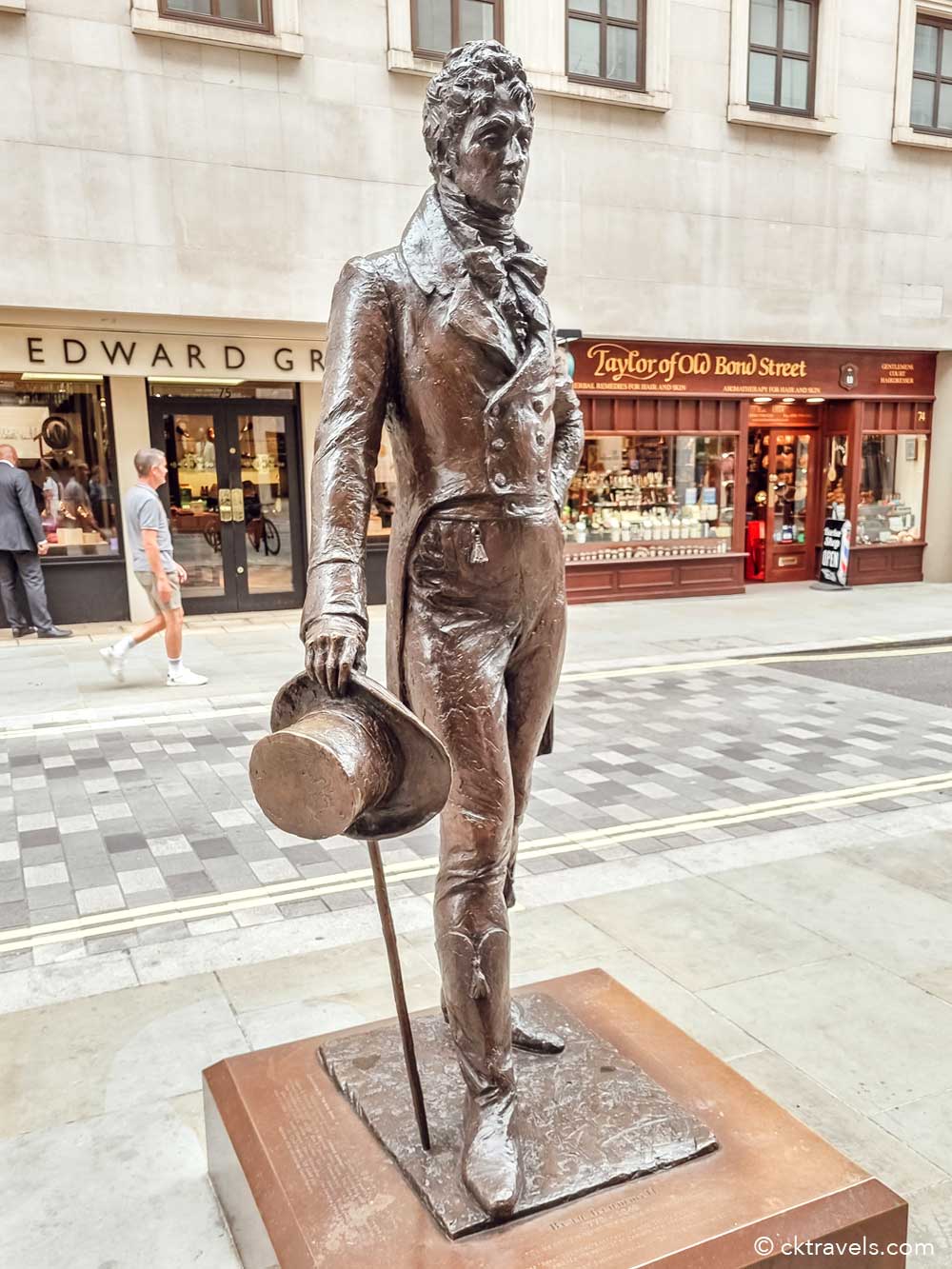 Beau Brummell Statue near Piccadilly Circus London