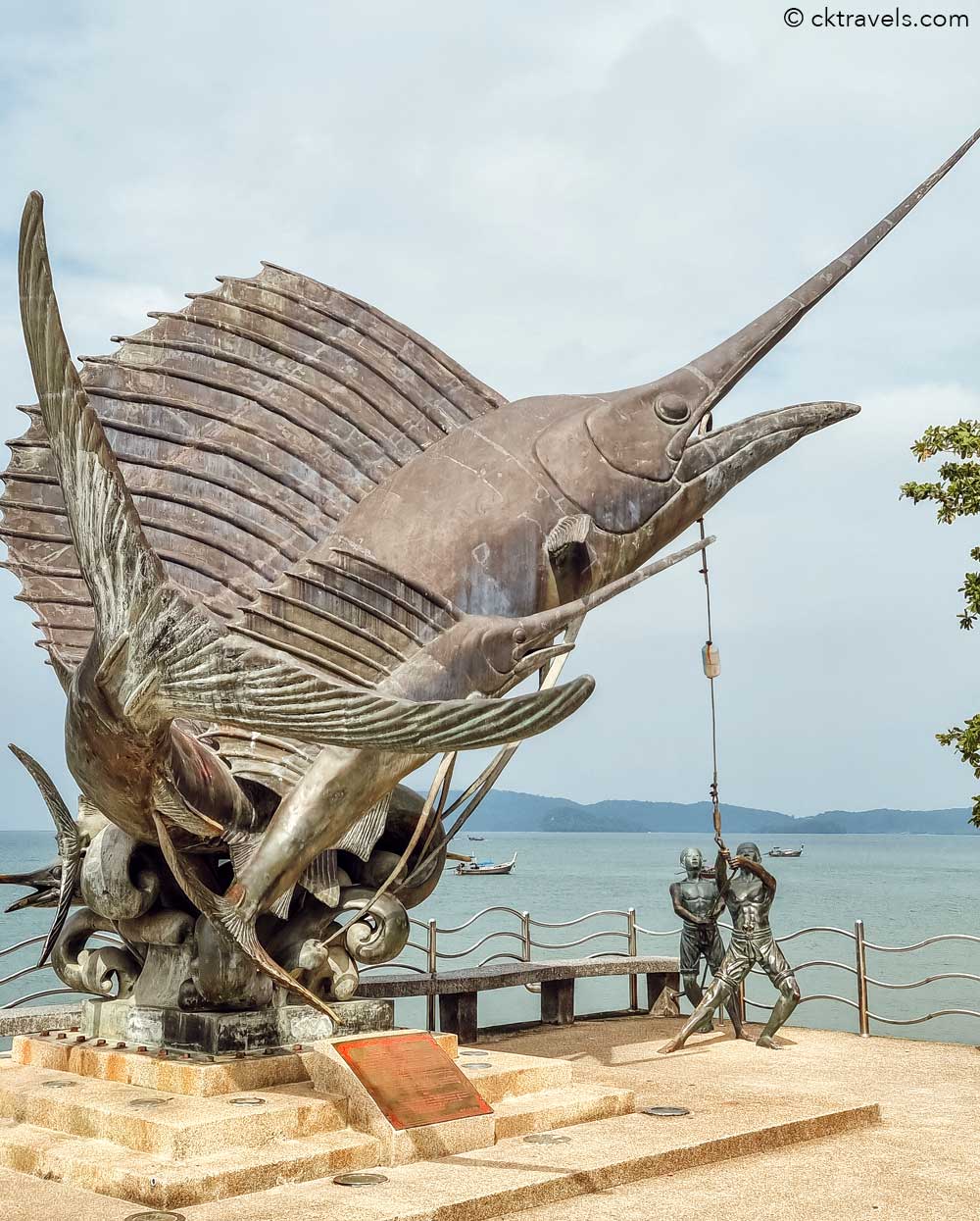 Ao Nang Beach Sailfish Statue
