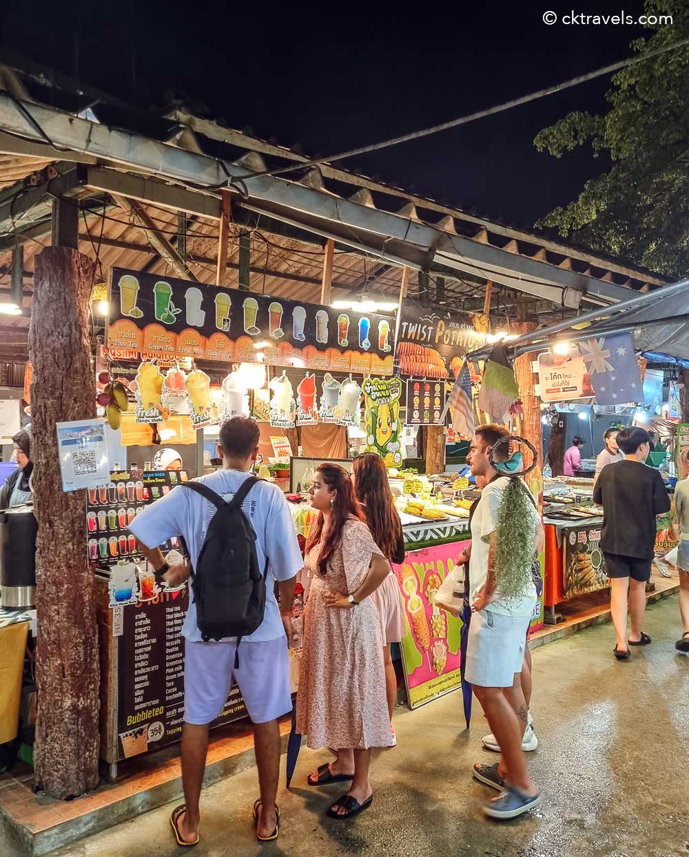 Ao Nang Landmark Night Market food stall Krabi
