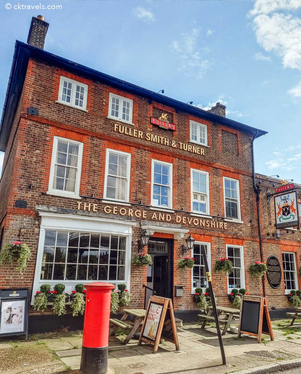 The George and Devonshire fullers pub Chiswick