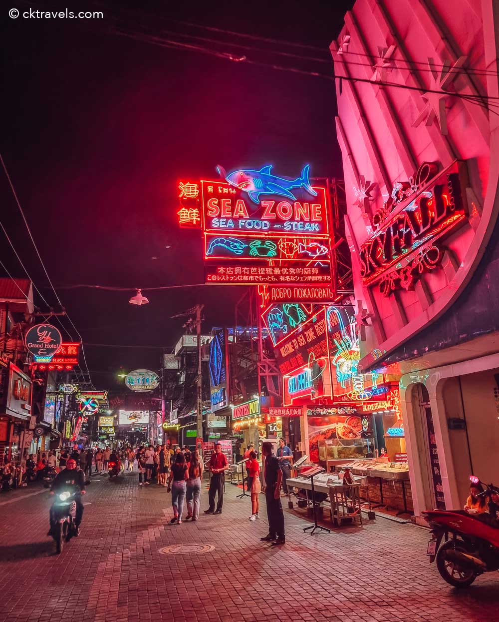 Pattaya Walking Street neon signs