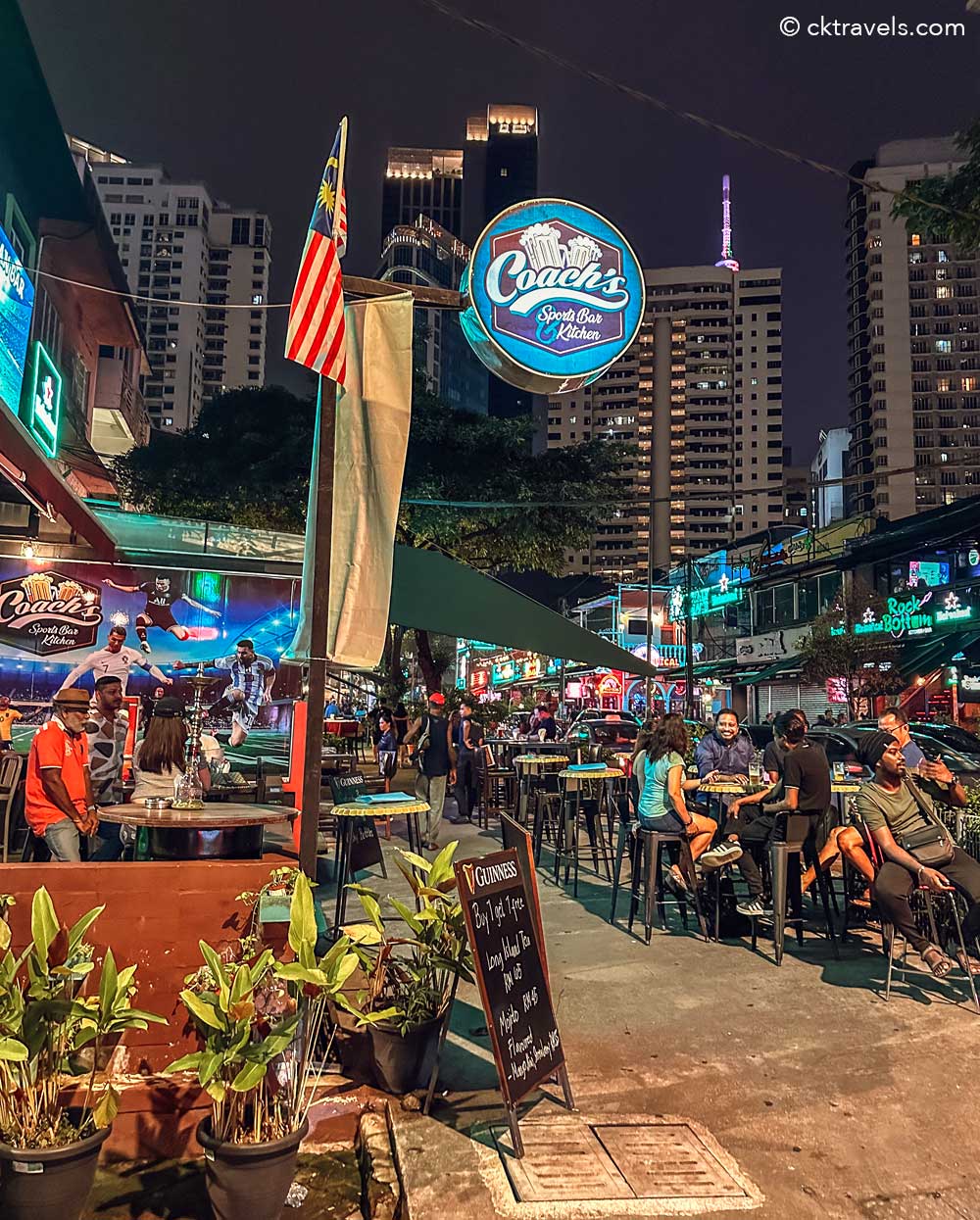 Coachs bar Changkat Bukit Bintang Nightlife in Kuala Lumpur, Malaysia