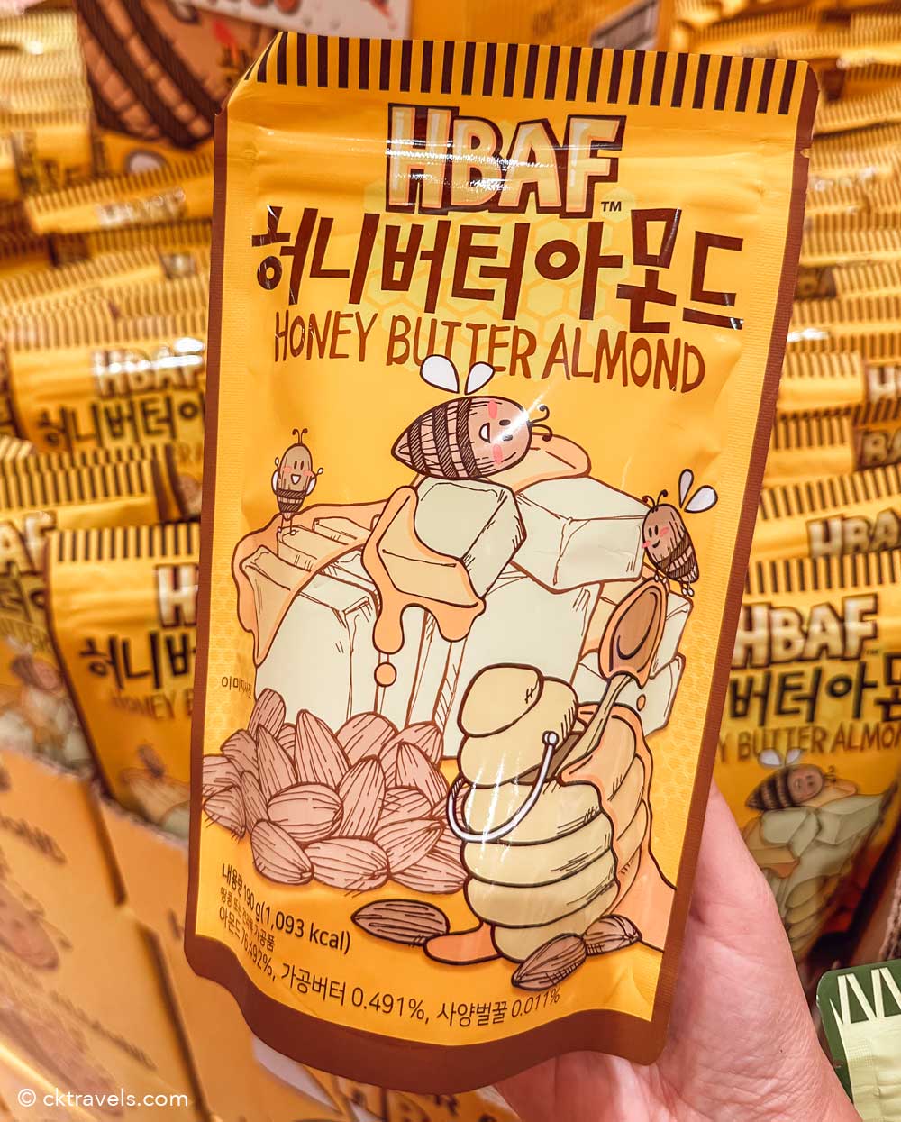 HBAF honey butter Almonds south korea