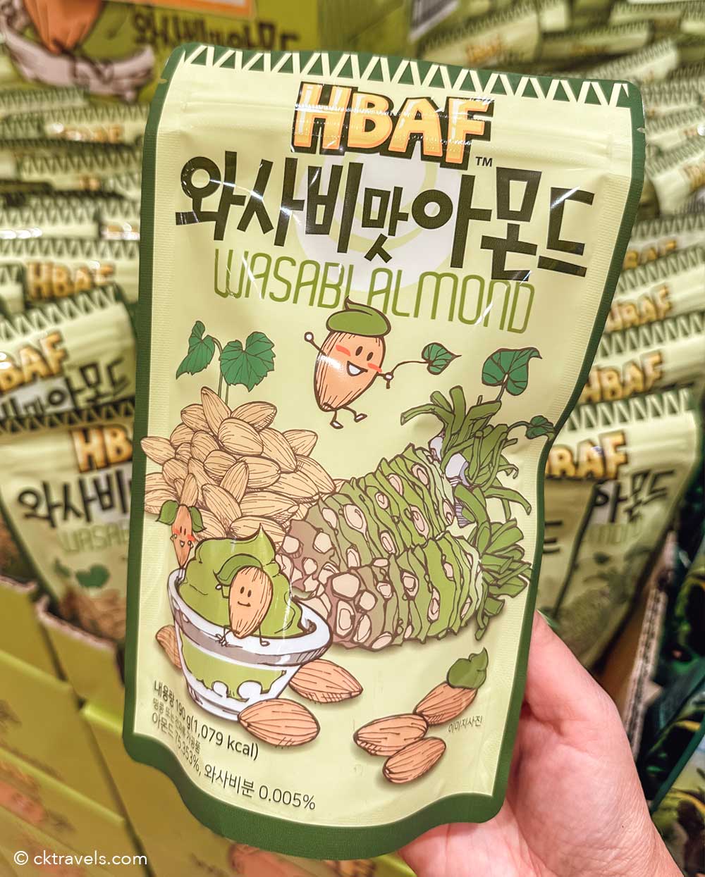 HBAF wasabi Almonds south korea