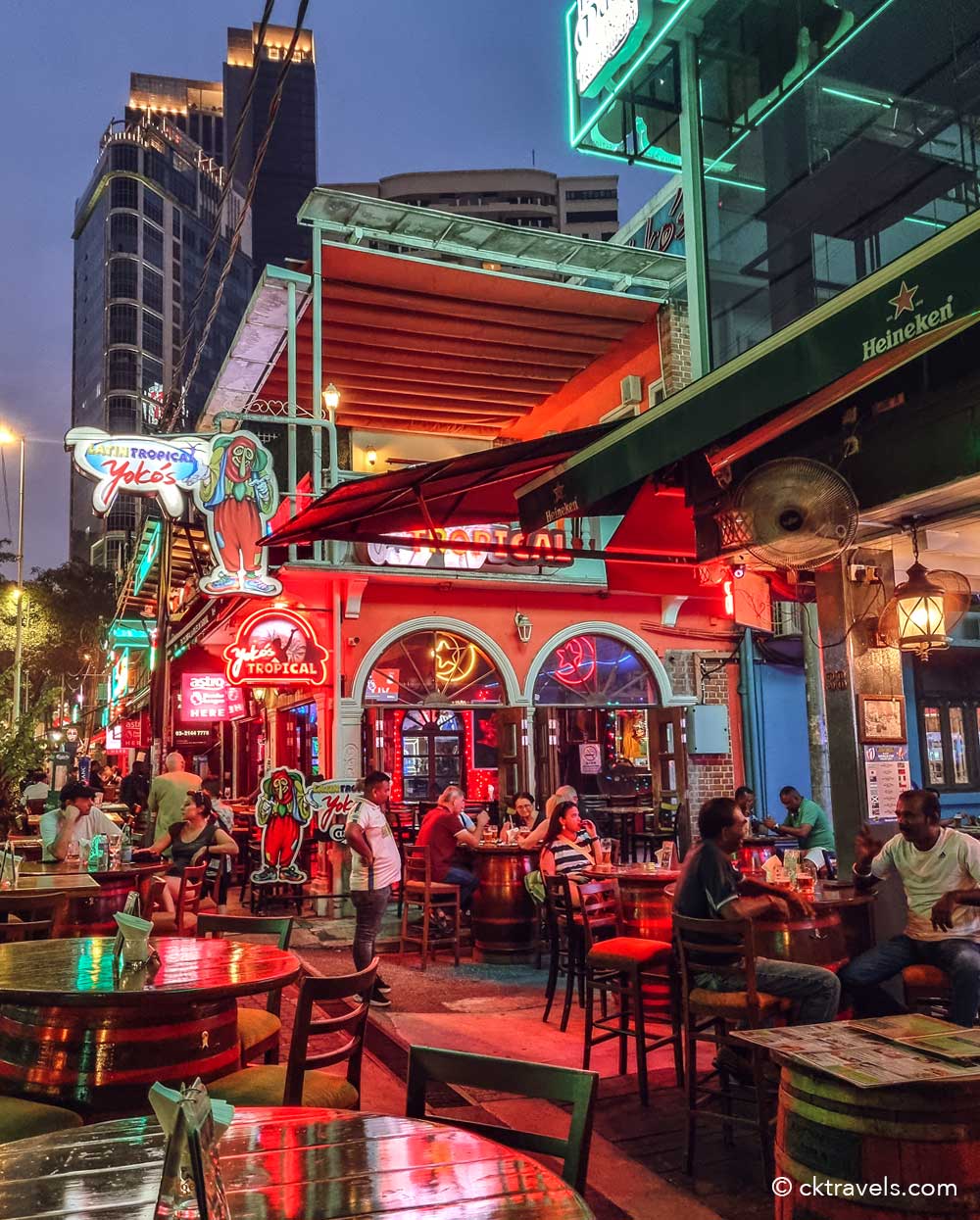 Changkat Bukit Bintang Nightlife in Kuala Lumpur, Malaysia