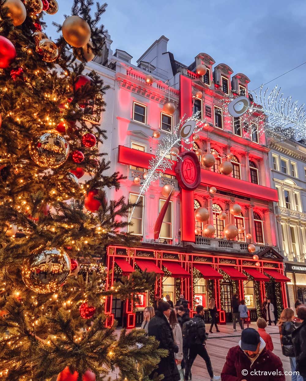 Cartier London Bond Street Christmas Lights