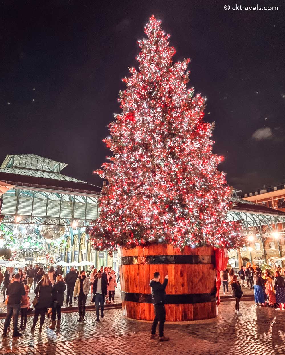 Covent Garden Christmas village tree