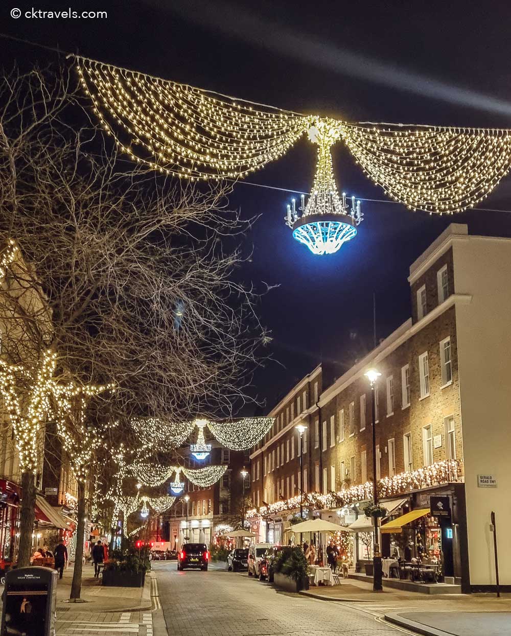 London Belgravia Christmas Lights 