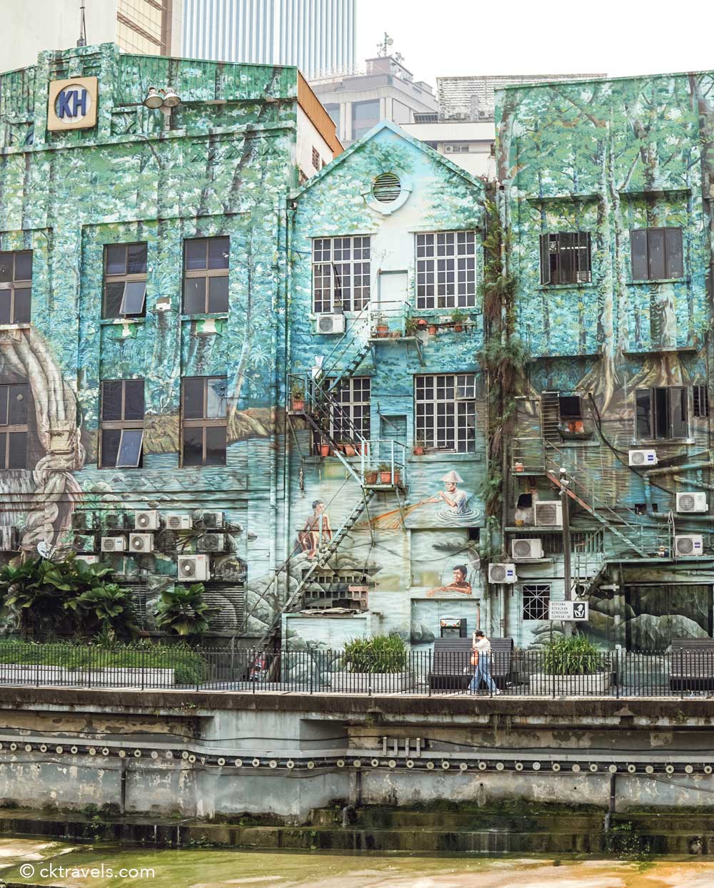 street art The River of Life, Kuala Lumpur