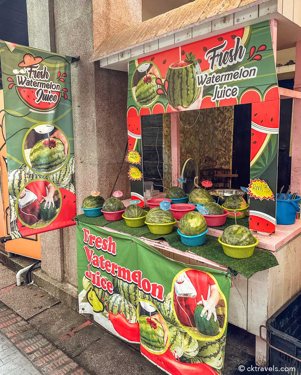 watermelon juice Concubine Lane Ipoh
