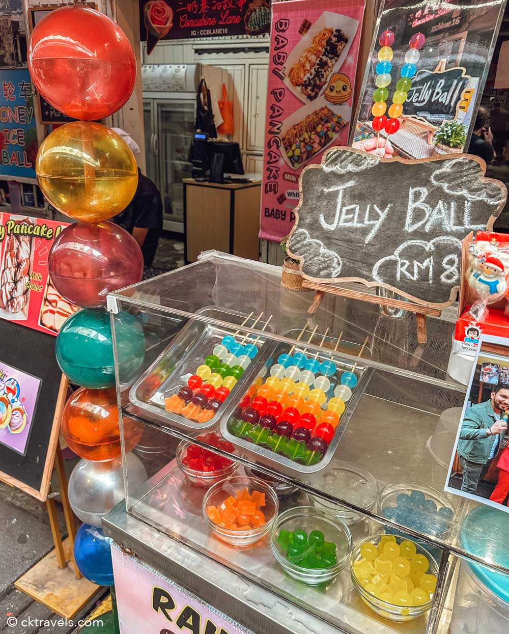 Jelly balls Concubine Lane Ipoh Malaysia