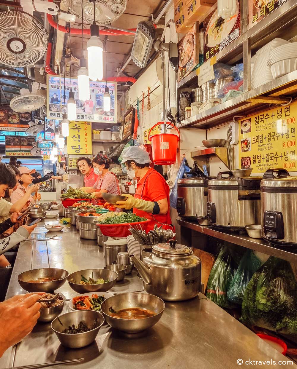 Kalguksu Alley at Namdaemun Market Seoul