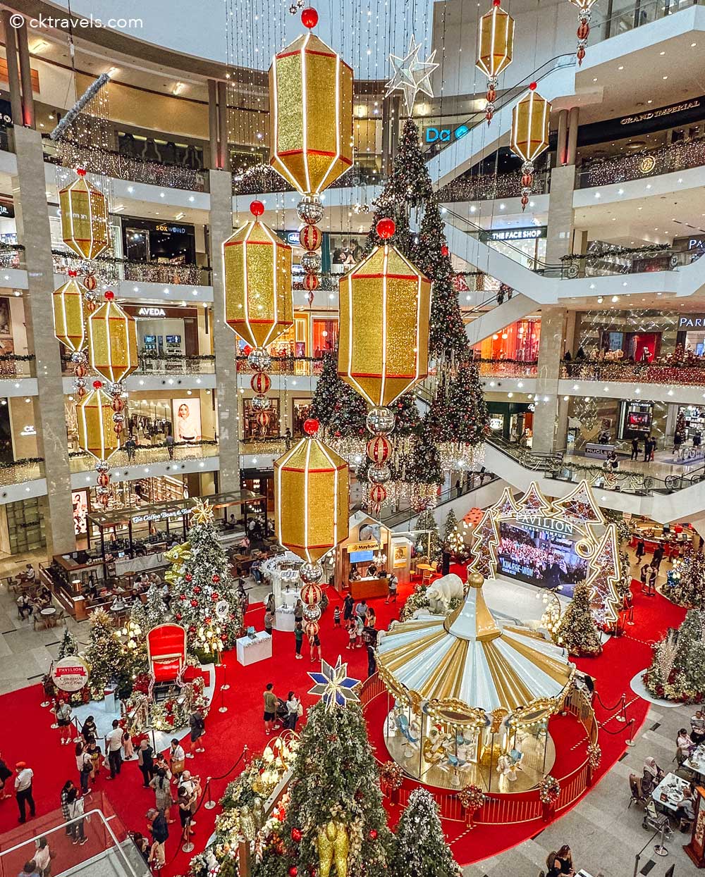 Pavilion Kuala Lumpur Christmas decorations