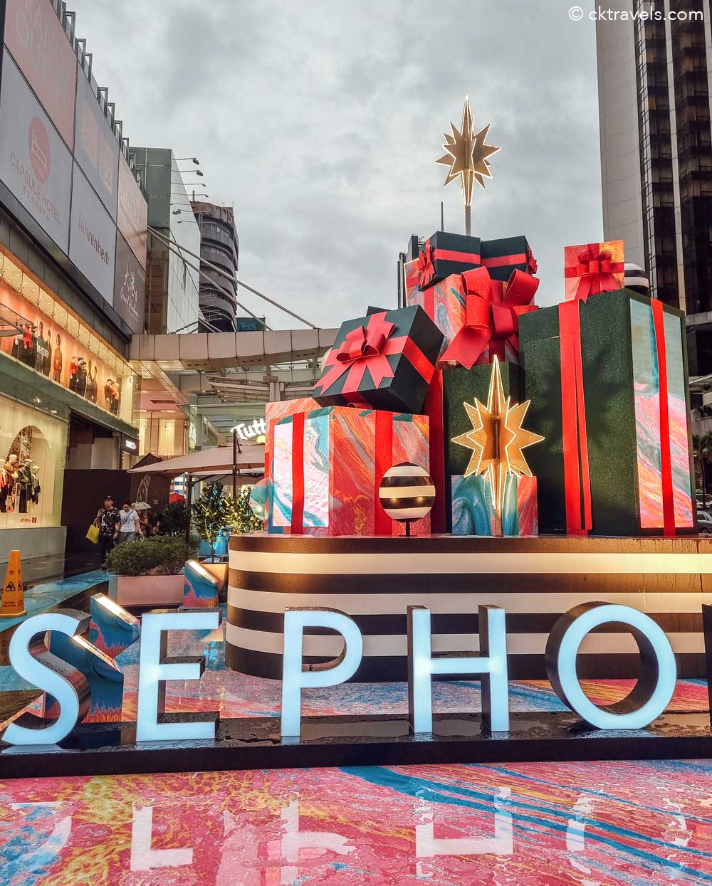 Sephora Kuala Lumpur Christmas decorations