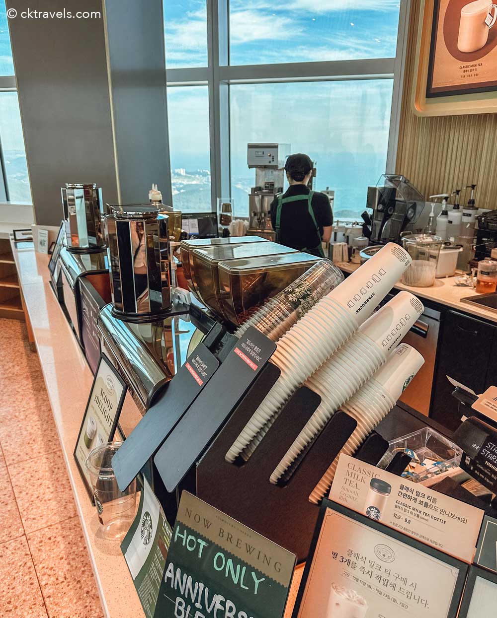 World’s Tallest Starbucks at Busan X The Sky, South Korea