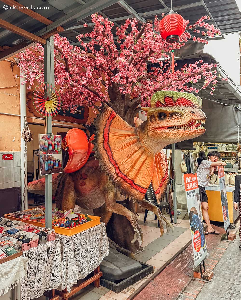 Concubine Lane Ipoh dinosaur
