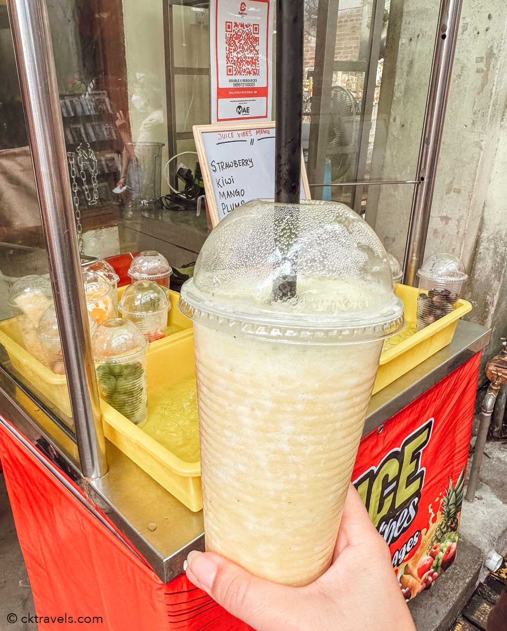 Fruit juice Concubine Lane Ipoh Malaysia