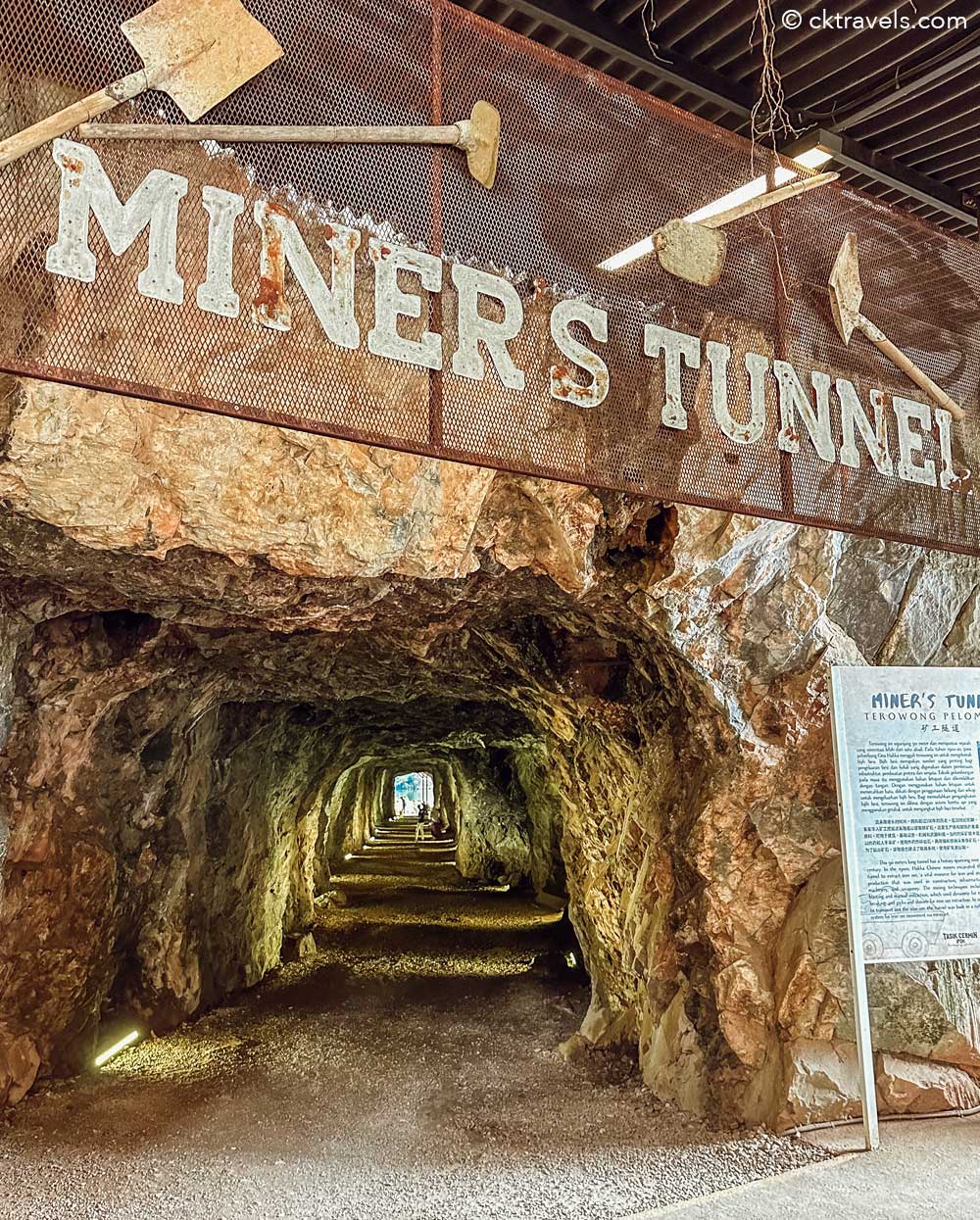 Miners Tunnel Tasik Cermin (Mirror Lake) in Ipoh