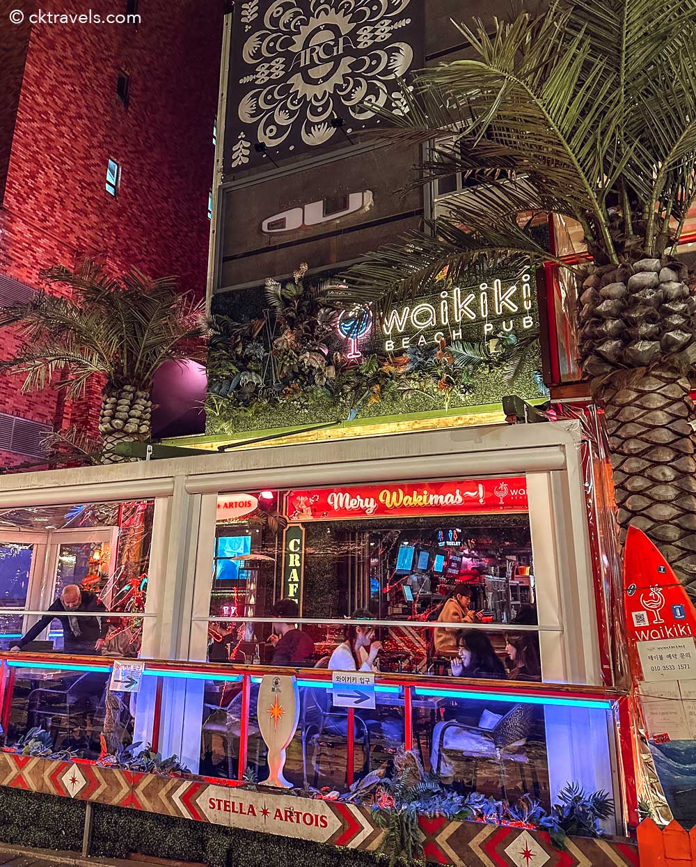 Waikiki beach club bar Itaewon, Seoul