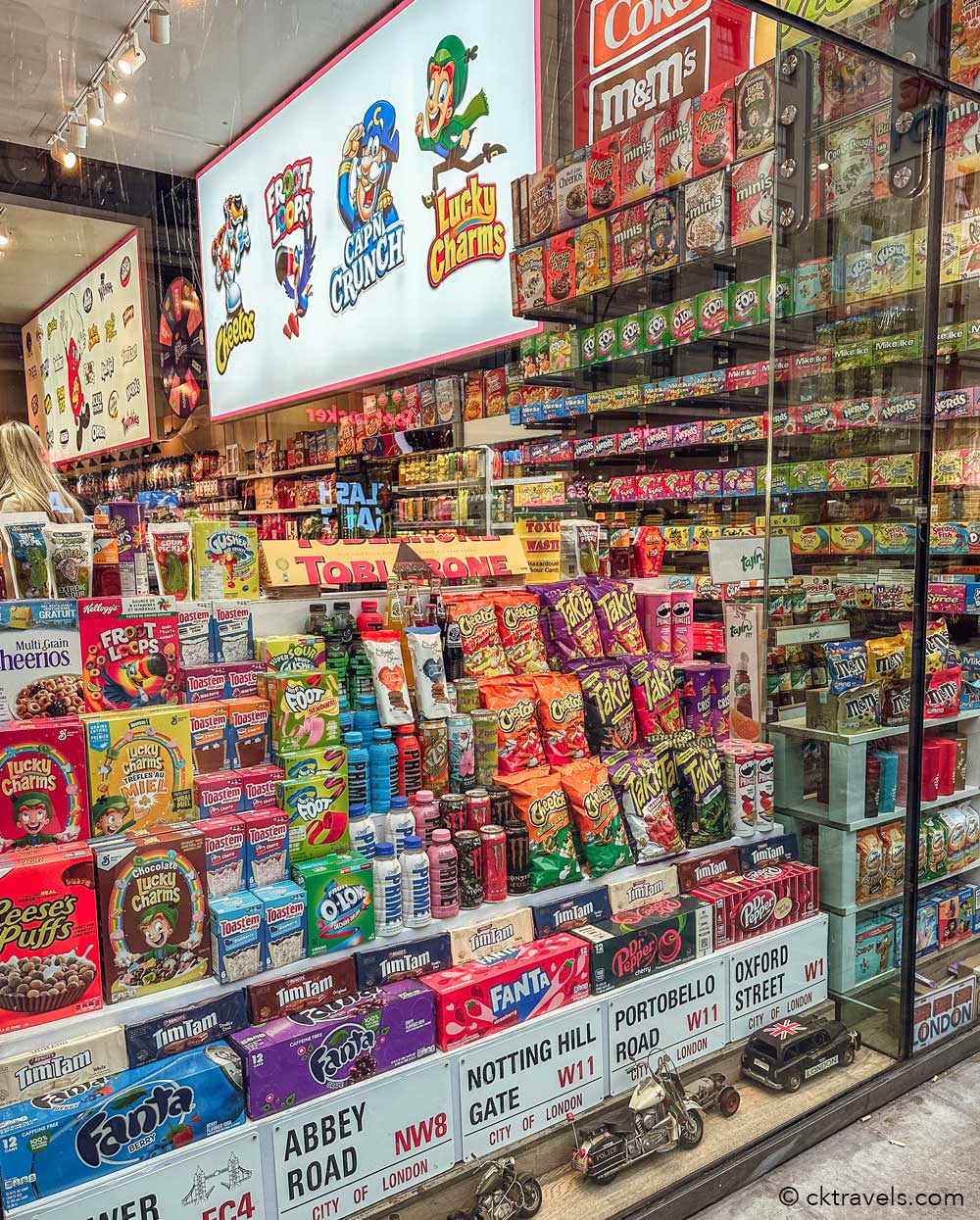 Oxford Street American Candy stores