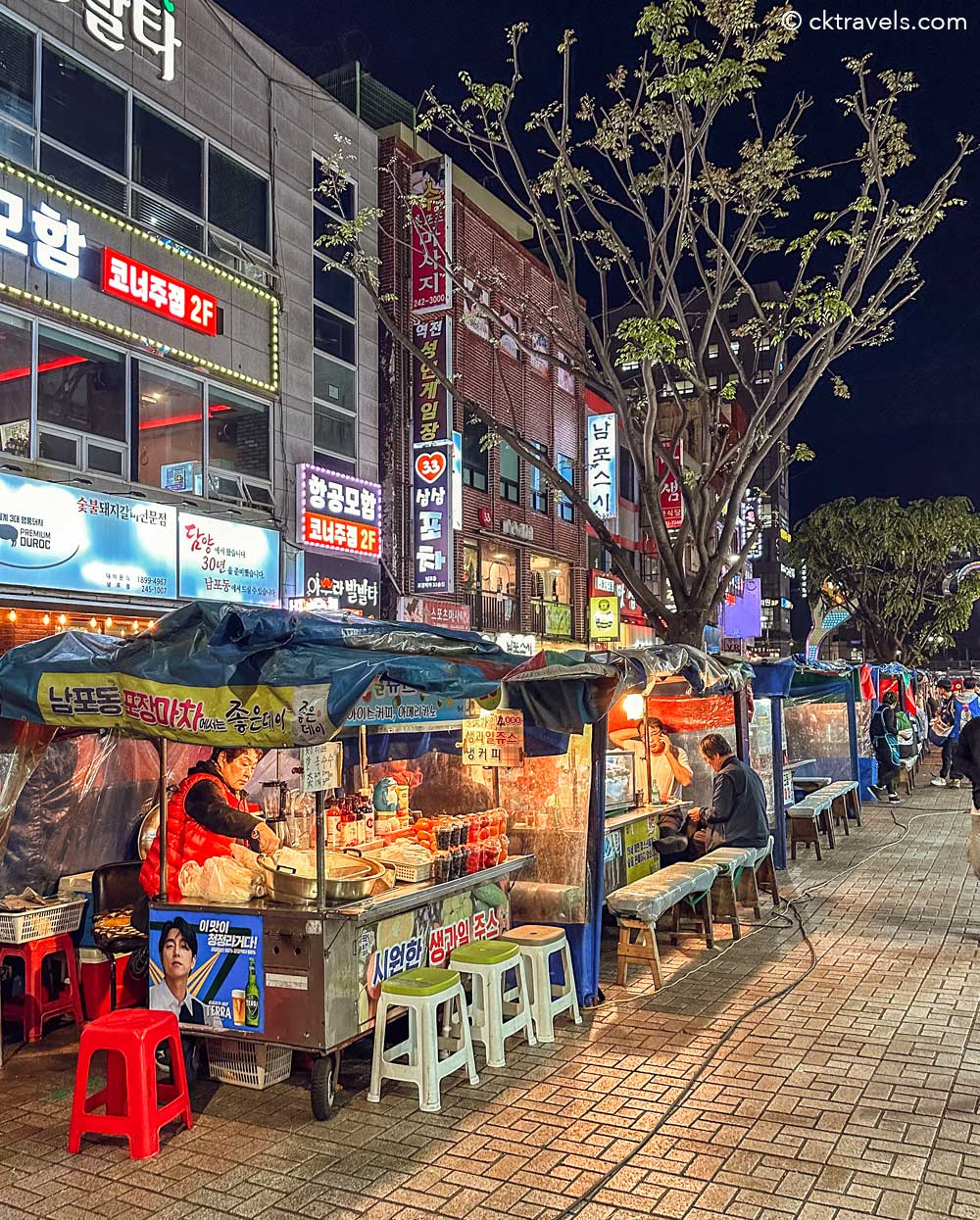 Nampo-dong Pojangmacha stalls Busan