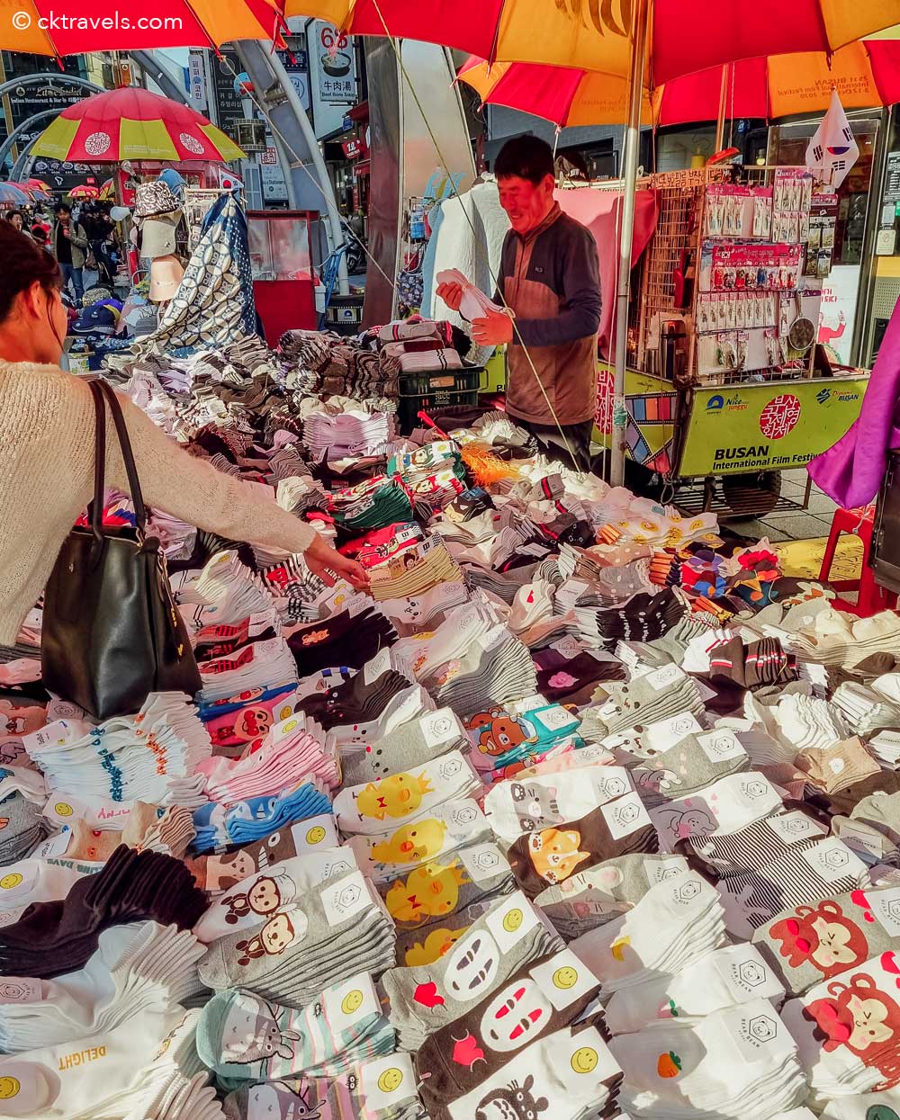 sock stall Busan BIFF Square