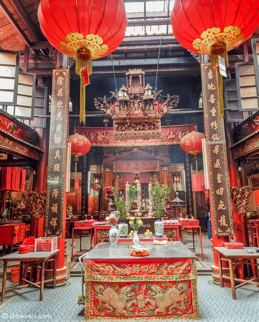Sin Sze Si Ya Temple Kuala Lumpur Chinatown
