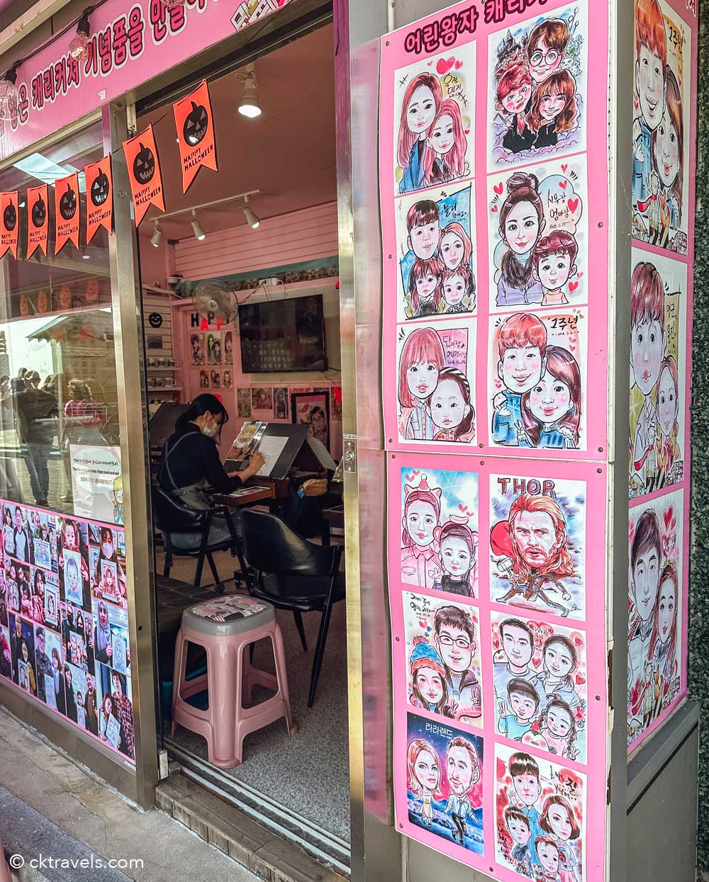 Caricatures Gamcheon Cultural Village