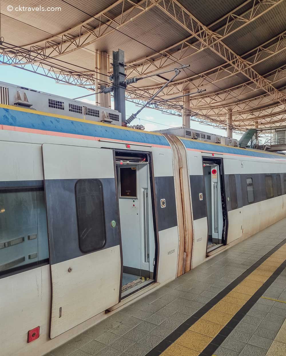 Kuala Lumpur to Ipoh ETS train Gold