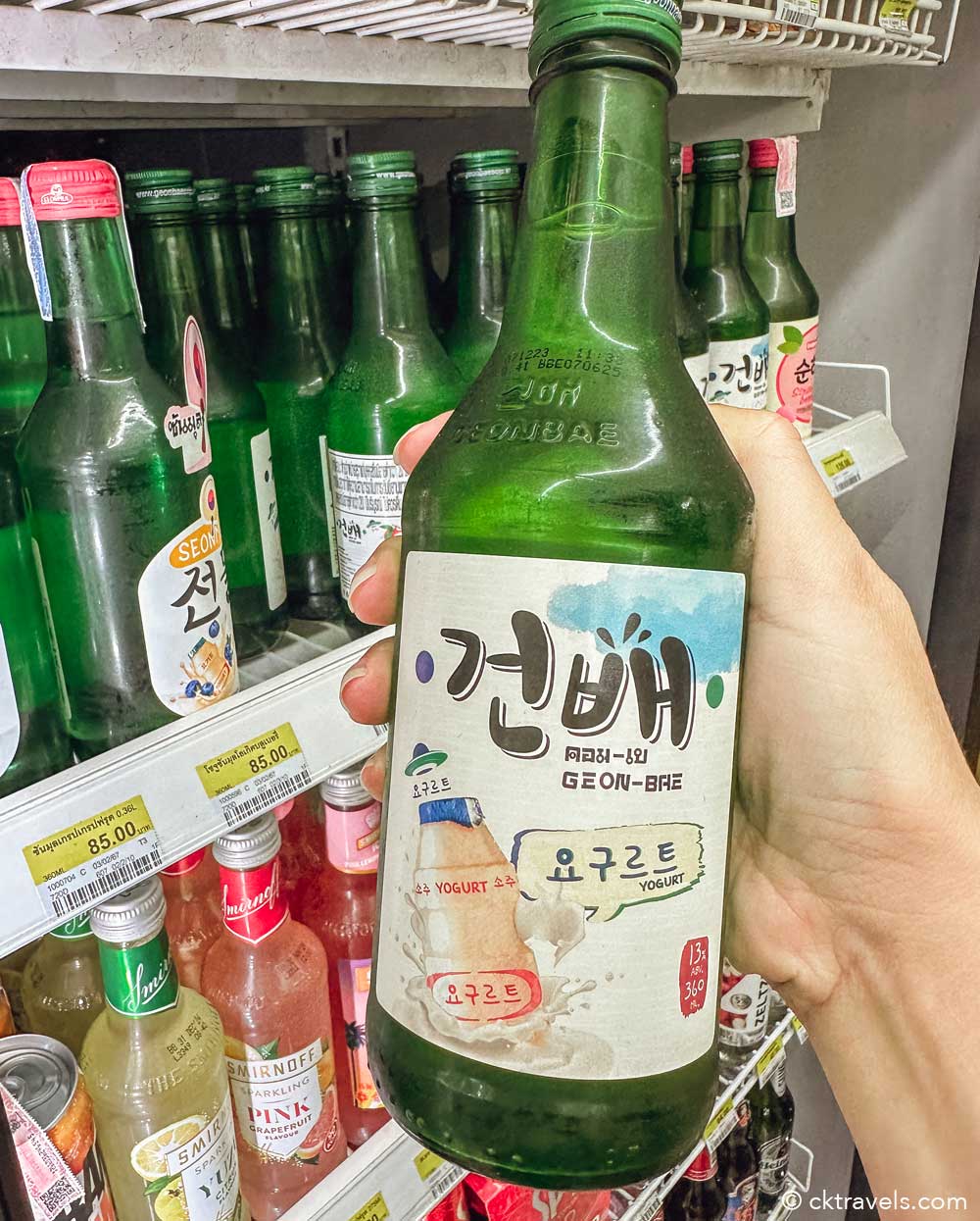 South Korean Soju in 7-Eleven Thailand