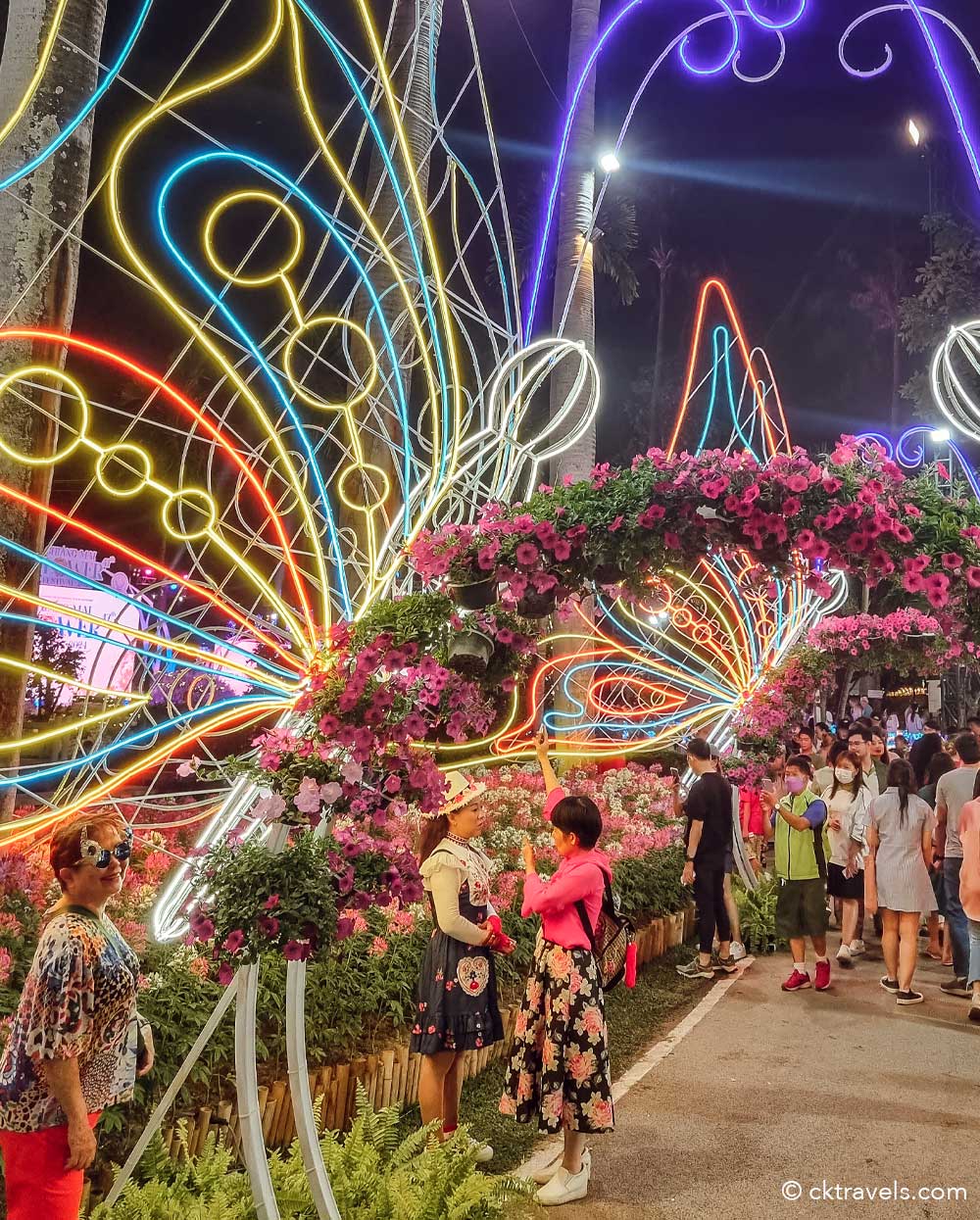 Chiang Mai Flower Festival Buak Haad Park