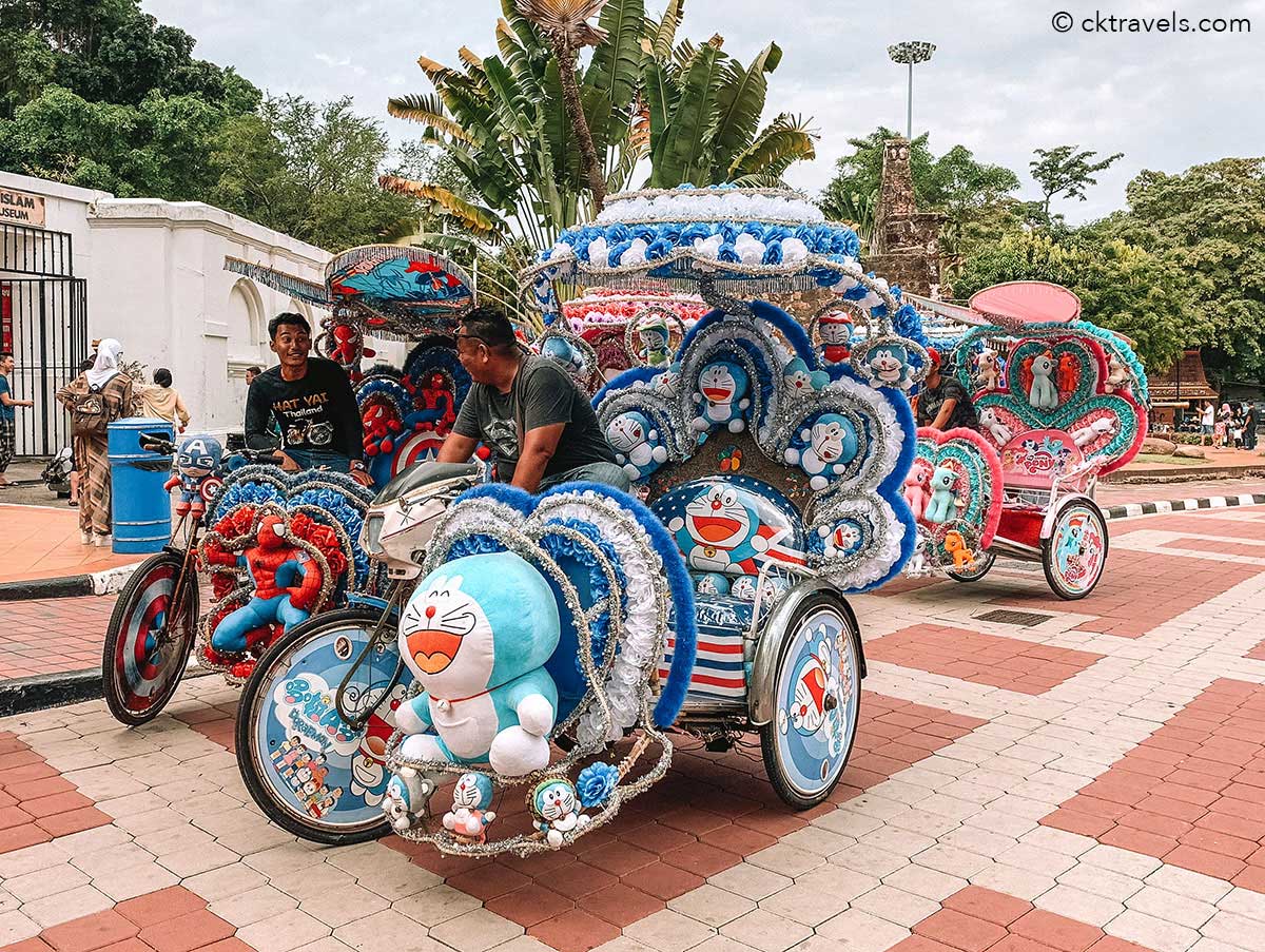 Melaka trishaw (rickshaw) Doraemon