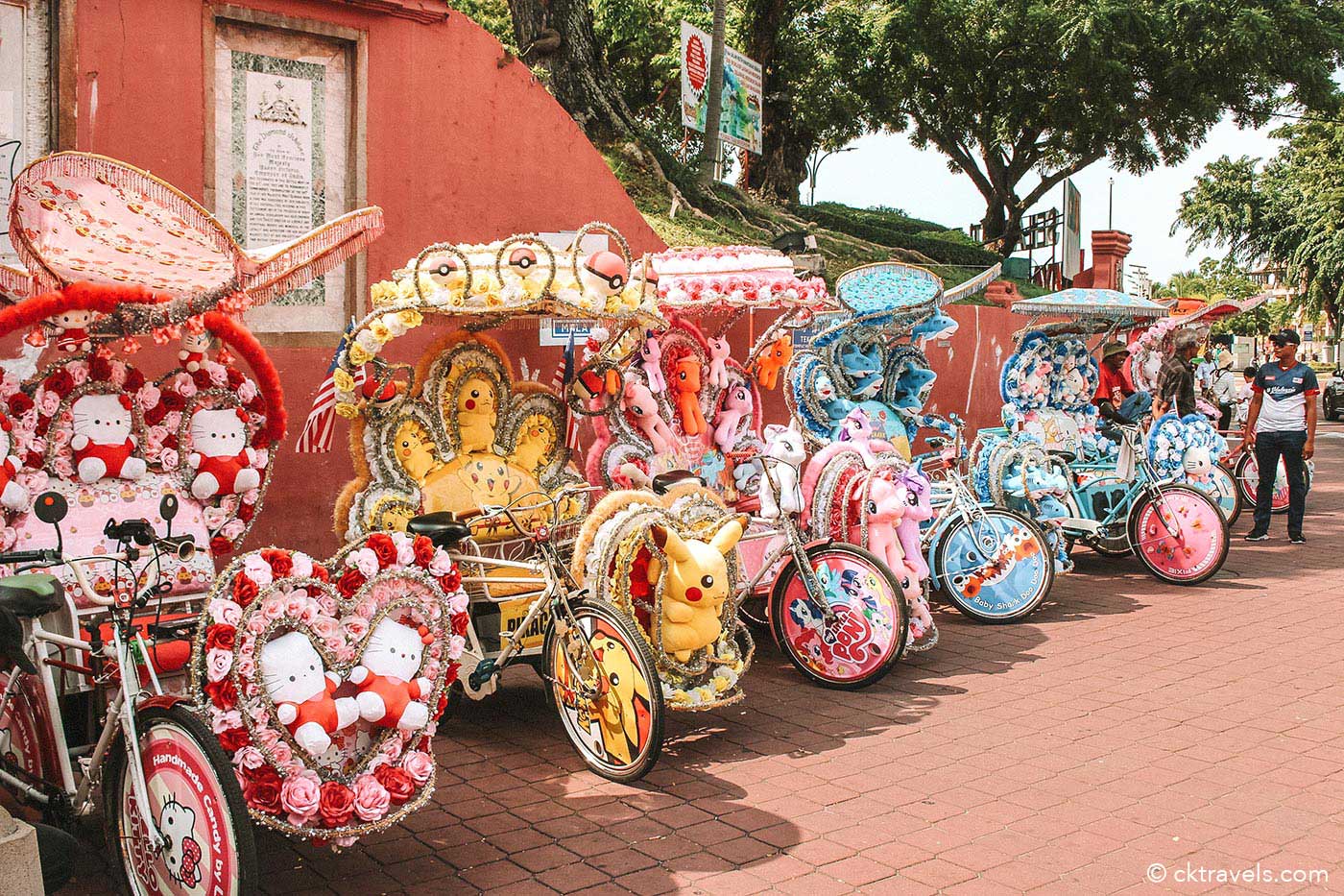 Melaka trishaw (rickshaw) pokemon 
