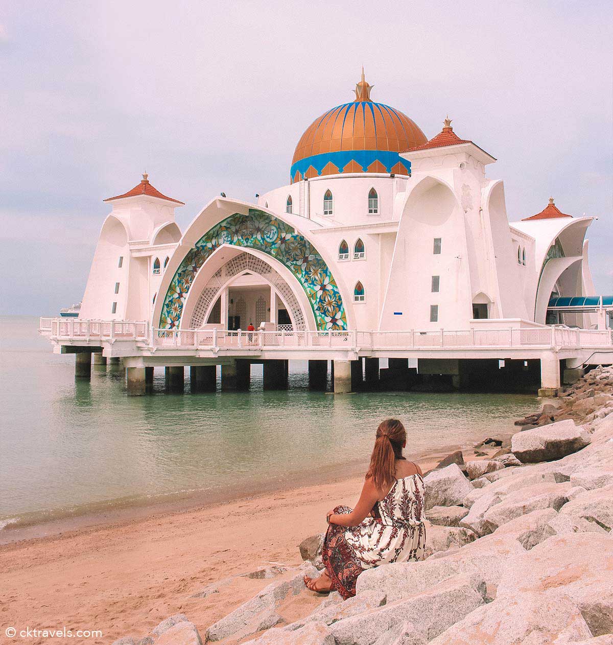 Melaka Straits floating mosque