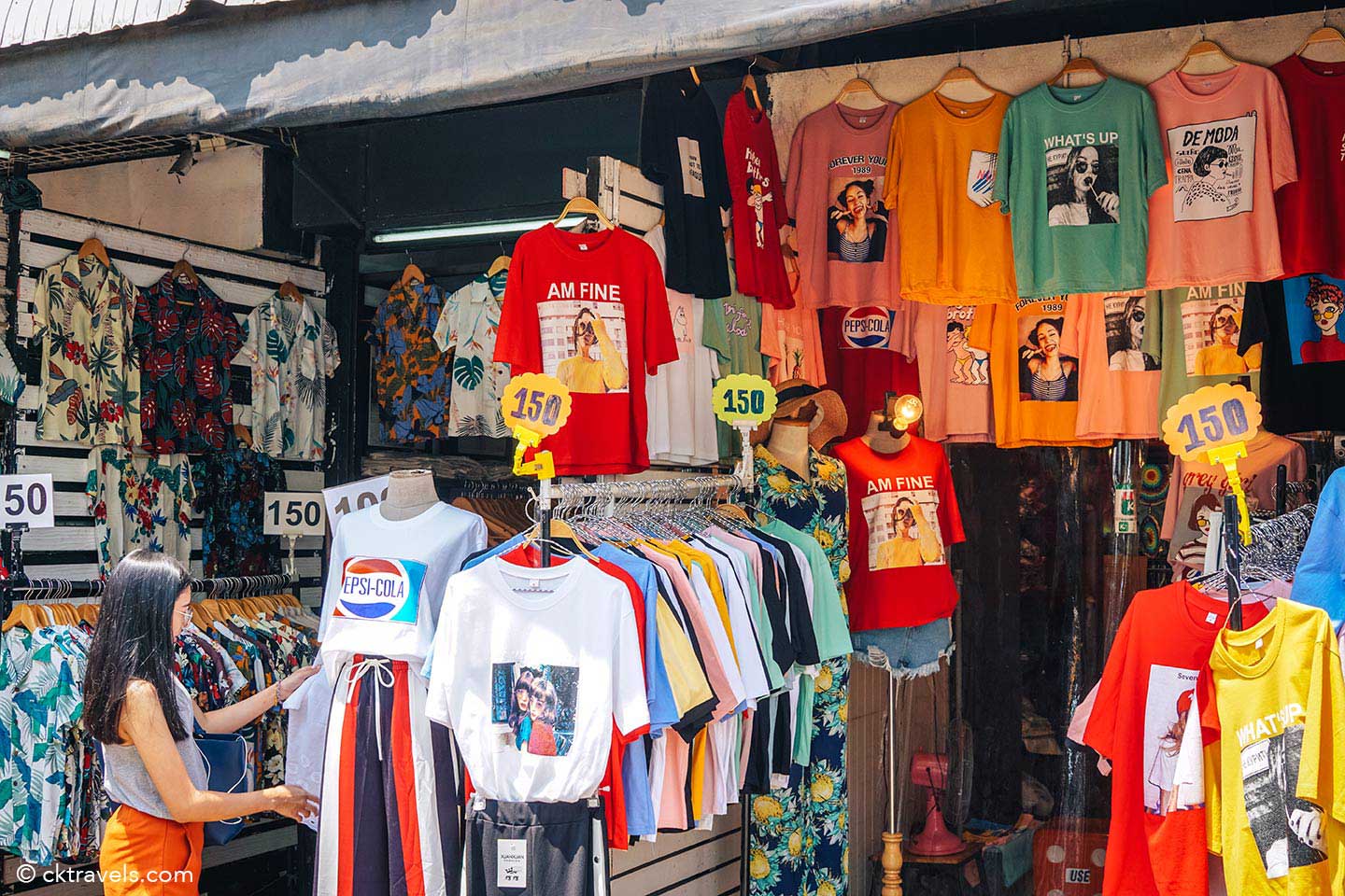 t shirts Chatuchak Weekend Market, Bangkok
