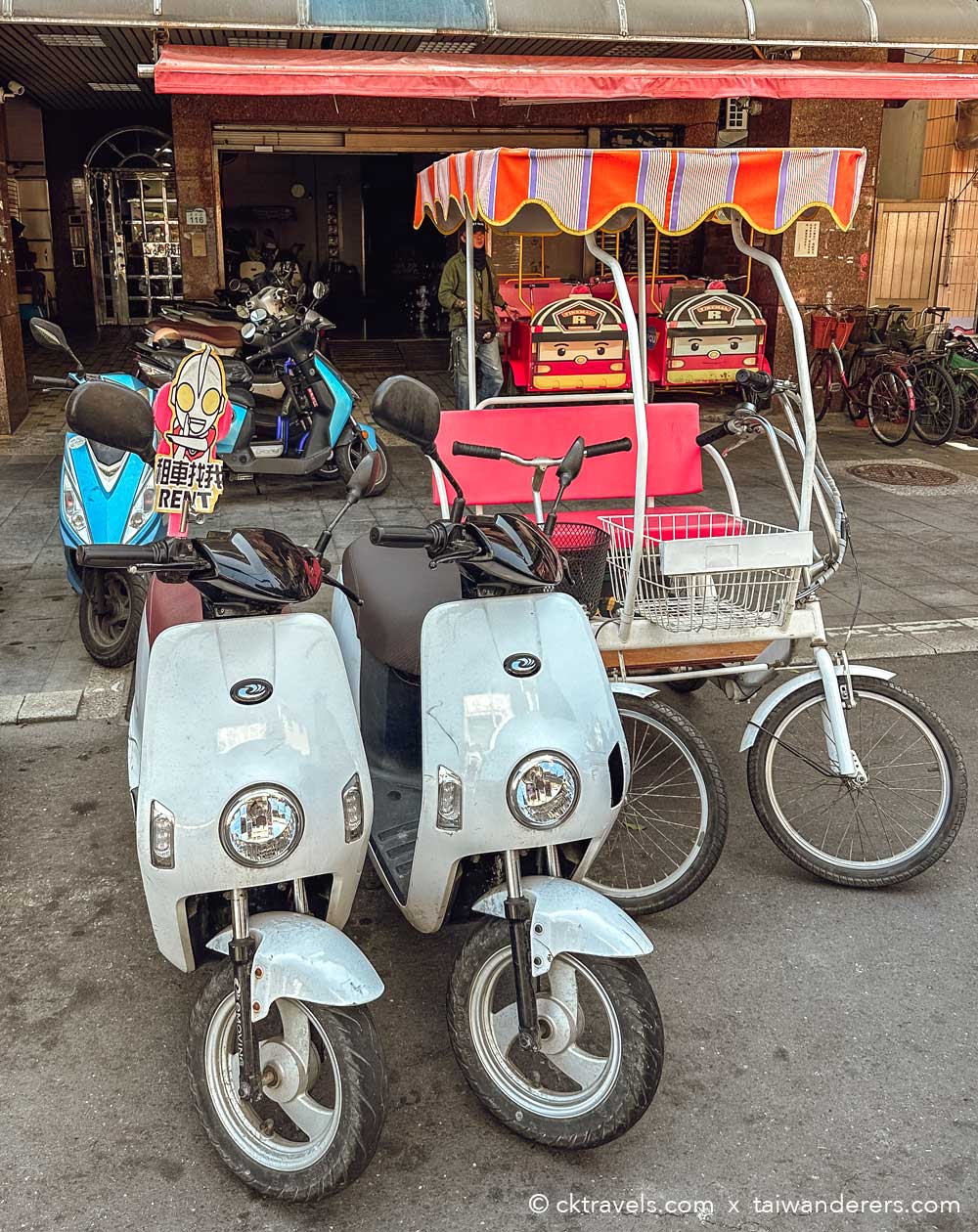 cyclo bikes / moped rental places Cijin Island