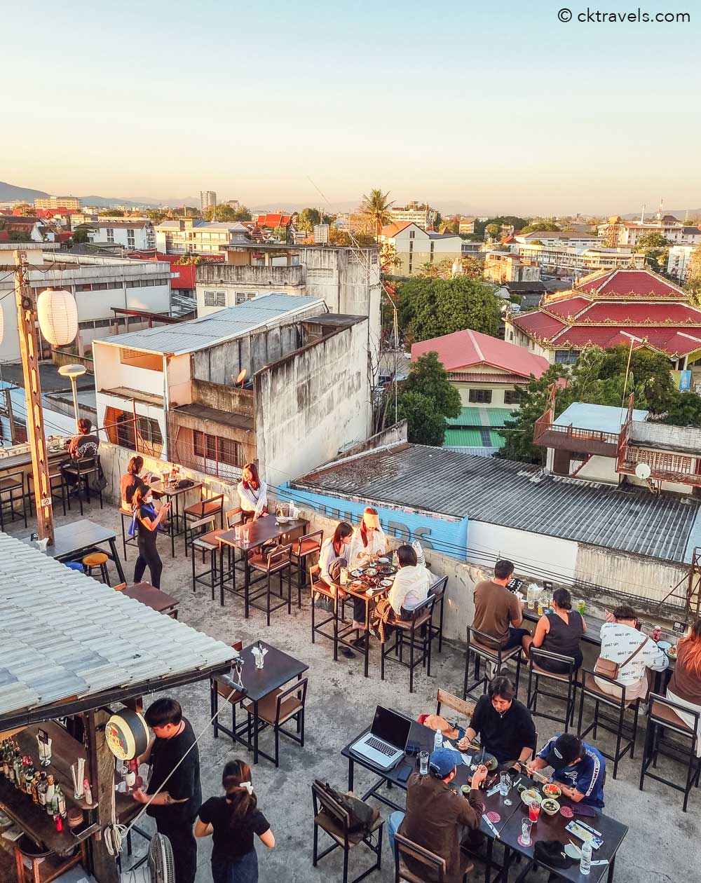 HIDELAND.cnx rooftop bar Chiang Mai