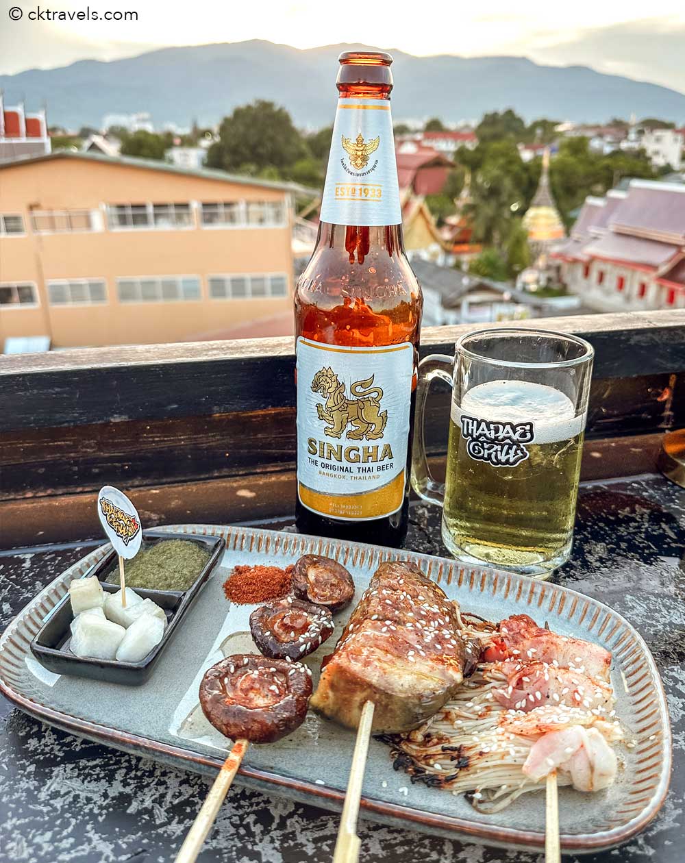 Thapae Grill rooftop bar Chiang Mai